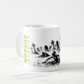 De ondode invasie koffiemok (Voorkant links)