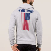 De One American flag Original Patriotic Mode Hoodie (Achterkant)