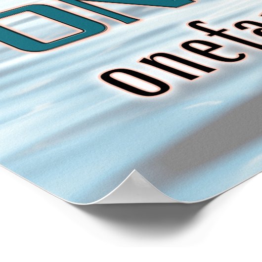 De One Family World Peace Movement POSTER (Hoek)