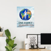 De One Family World Peace Movement POSTER (Thuiskantoor)