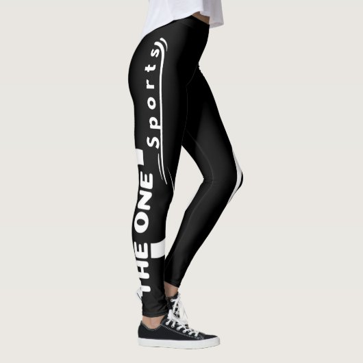 De One Sports Black GYM en Yoga Leggings (Rechts)
