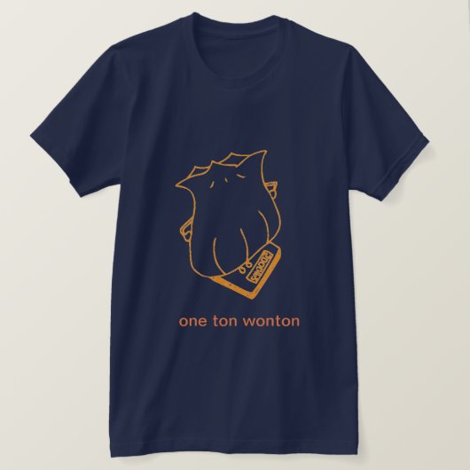 De One Ton Wonton T-shirt (Design voorkant)