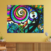 De Oneindige Geest Stretched Canvas Print (Insitu (Woonkamer))