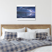 de Oneindige Spiegel - Salar de Uyuni Melkweg Canvas Afdruk (Insitu (Slaapkamer))