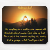 De oneindige waarde van het kennen van Christus Je Muismat (Voorkant)