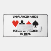 De onevenwichtige Hands dwingt mijn Partner om Bru Bureaumat (Keyboard & Muis)