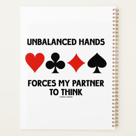 De onevenwichtige Hands dwingt mijn Partner om Bru Planner (Achterkant)