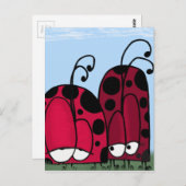 De ongeëvenaarde illusie van de Liefde Ladybug Briefkaart (Voorkant / Achterkant)