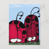De ongeëvenaarde illusie van de Liefde Ladybug Briefkaart (Voorkant)
