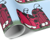 De ongeëvenaarde illusie van de Liefde Ladybug Cadeaupapier (Rol Hoek)