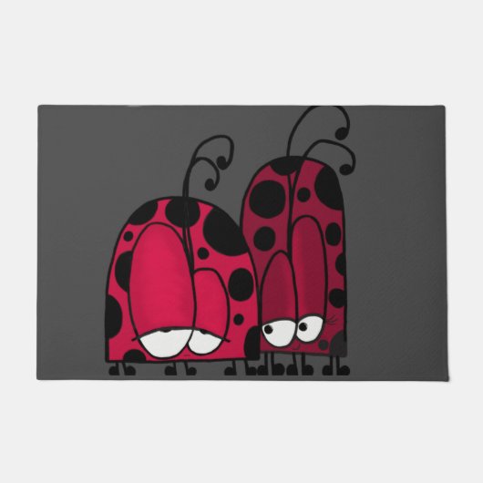 De ongeëvenaarde illusie van de Liefde Ladybug Deurmat (Voorkant)