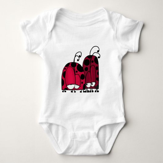 De ongeëvenaarde illusie van de Liefde Ladybug Romper (Voorkant)