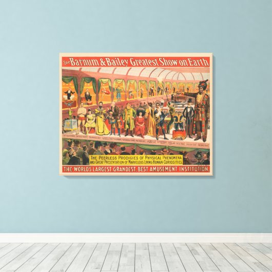 De ongeëvenaarde wonderen van fysische fenomenen canvas afdruk (Insitu (Houten vloer))