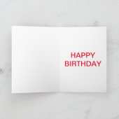 De ongehoorzame Kaart van de Verjaardag van de (Binnen)