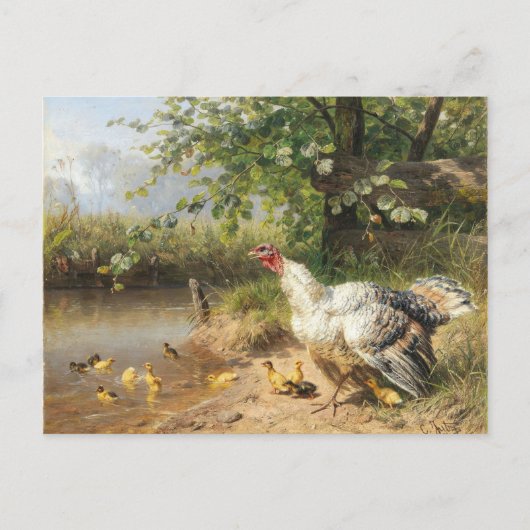 De ongehoorzame kinderen van Carl Jutz Briefkaart (Voorkant)