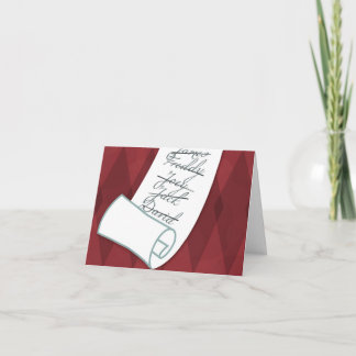 De ongehoorzame Lijst Feestdagen Kaart