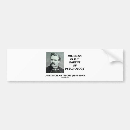 De ongelijkheid is de oorzaak van de psychologie bumpersticker (Voorkant)