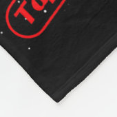 De ongelofelijke golfbal Tap-a-roo Whacker man  Fleece Deken (Hoek)
