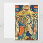 De ongelooflijkheid van St Thomas uit Psalter  Feestdagenkaart (Voorkant / Achterkant)