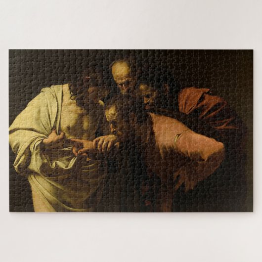 De ongelovigheid van de heilige Thomas – Caravaggi Legpuzzel (Horizontaal)