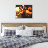 De ongelovigheid van Sint Thomas door Caravaggio Canvas Afdruk (Insitu (Slaapkamer))