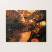 De ongelovigheid van Sint Thomas door Caravaggio Legpuzzel (Horizontaal)