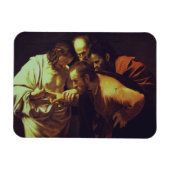 De ongelovigheid van Sint Thomas door Caravaggio Magneet (Horizontaal)