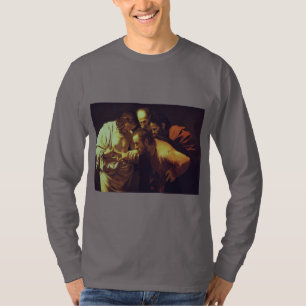 De ongelovigheid van Sint Thomas door Caravaggio T-shirt