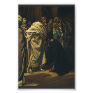De ongelovigheid van Sint Thomas door James Tissot Foto Afdruk