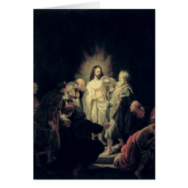 De ongelovigheid van St. Thomas (Voorkant)