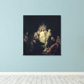 De ongelovigheid van St. Thomas Canvas Afdruk (Insitu (Houten vloer))