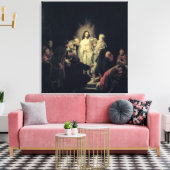 De ongelovigheid van St. Thomas Canvas Afdruk (Insitu (Woonkamer))