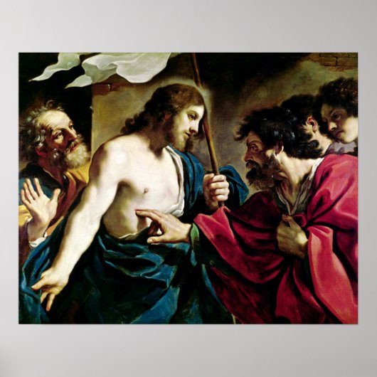 De ongelovigheid van St. Thomas Poster (Voorkant)