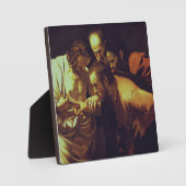 De ongelovigheid van Thomas door Caravaggio Fotoplaat (Voorkant)