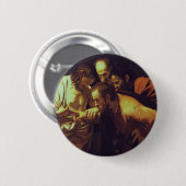 De ongelovigheid van Thomas door Caravaggio Ronde Button 5,7 Cm (Voorkant /achterkant)