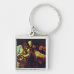 De ongelovigheid van Thomas door Caravaggio Sleutelhanger