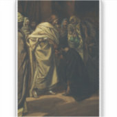 De ongelovigheid van Thomas door James Tissot Sticker (Voorkant)