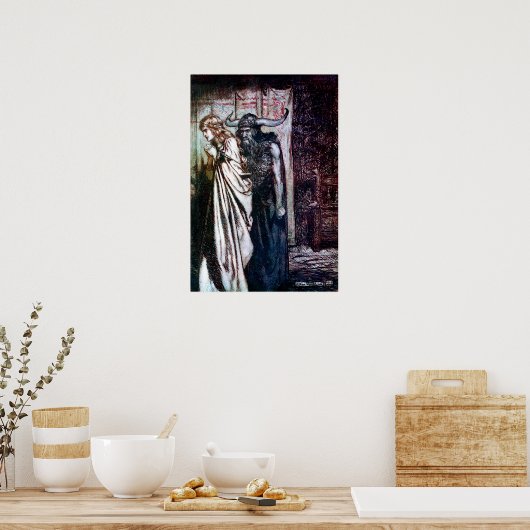 De ongelukkige bride poster (Keuken)