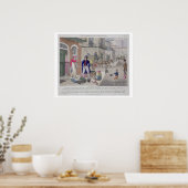 De ongelukkige ontdekking van 'Fashionable Bores' Poster (Keuken)