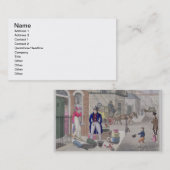 De ongelukkige ontdekking van 'Fashionable Bores' Visitekaartje (Voorkant / Achterkant)