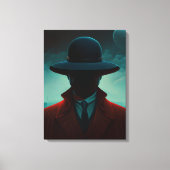 De Ongenode Man Canvas Afdruk (Voorkant)