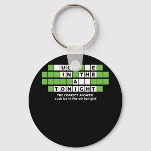 De ongeschikte Humor is de puzzel in de lucht Sleutelhanger
