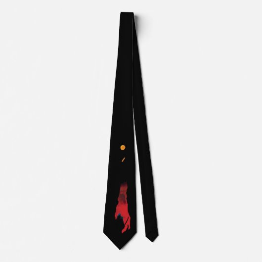 De ongetamed Necktie Stropdas (Voorkant)