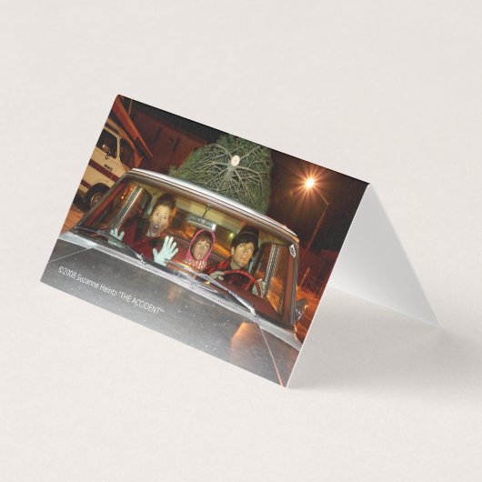 "DE ONGEVALLEN" Kaarten voor feestdagen in het spe (Voorkant)