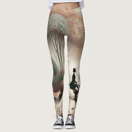 De ongrijpbare Fox Hunt Leggings (Voorkant)