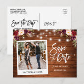 De onmiddellijke Floral lichten van het Hout van d Briefkaart (Voorkant / Achterkant)