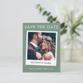 De onmiddellijke Foto van de Camera sparen de Datu Briefkaart (Staand voorkant)