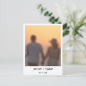 De onmiddellijke fotonaam van de terugkeer moderne briefkaart (Staand voorkant)