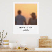 De onmiddellijke fotonamen van de terugkeer modern poster (Keuken)