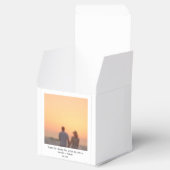 De onmiddellijke fotonamen van de weddenschap mode bedankdoosjes (Geopend)